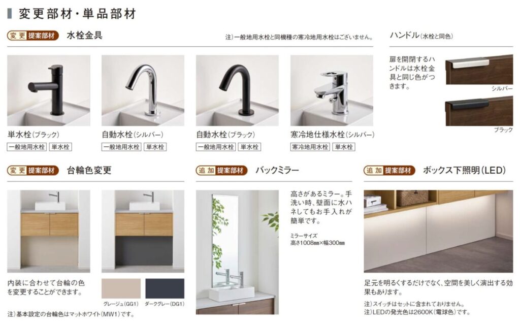 住友林業の標準仕様_手洗いカウンター_PZCT