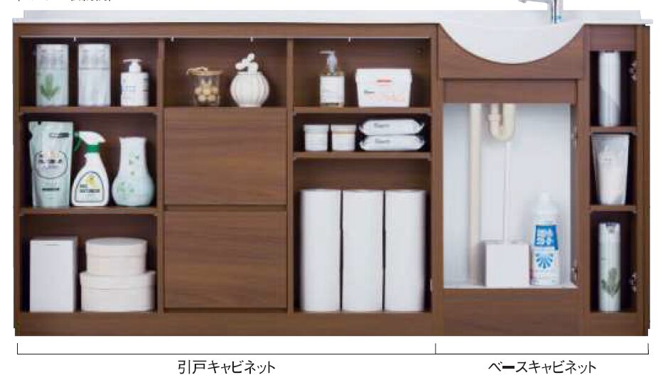 住友林業の標準仕様_ラウンド手洗いカウンター XPCT